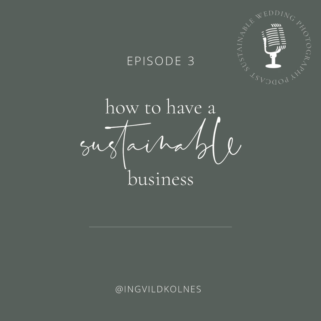 Episode cover how to have a sustainable business