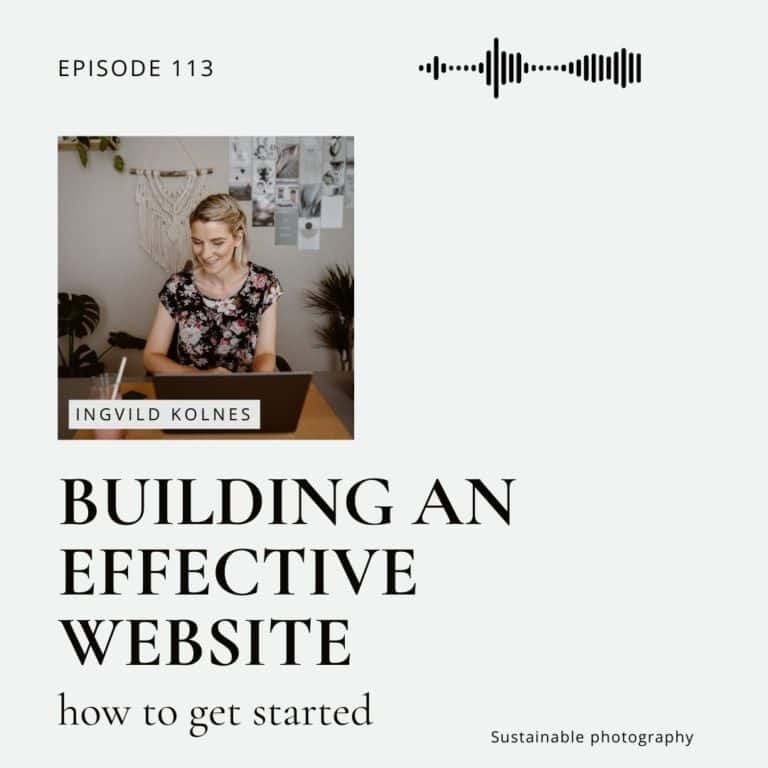 113. How to get started on Creating an Effective Photography Website