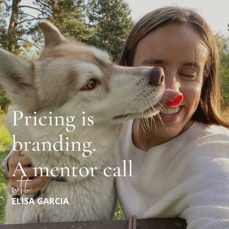 143. A MENTOR CALL WITH PET PHOTOGRAPHER ELISa Garcia – LETTING PRICES be part of your branding